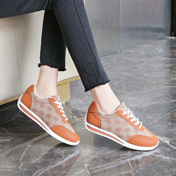 Women's Shoes Forrest Gump Shoes Spring And Autumn Leather Breathable Sports Shoes Casual Running German Training Shoes Single Shoes_vogvips.com