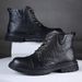 European Warm Series New Martin Thick Sole Leather British Style Short Autumn Winter Boots Men_vogvips.com