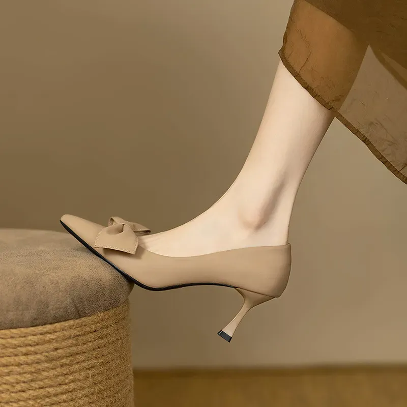 Women's Shoes Classic Design Gentle Fashionable Soft Comfortable Minimalist Vintage Style Versatile Triple Coffee Free_vogvips.com