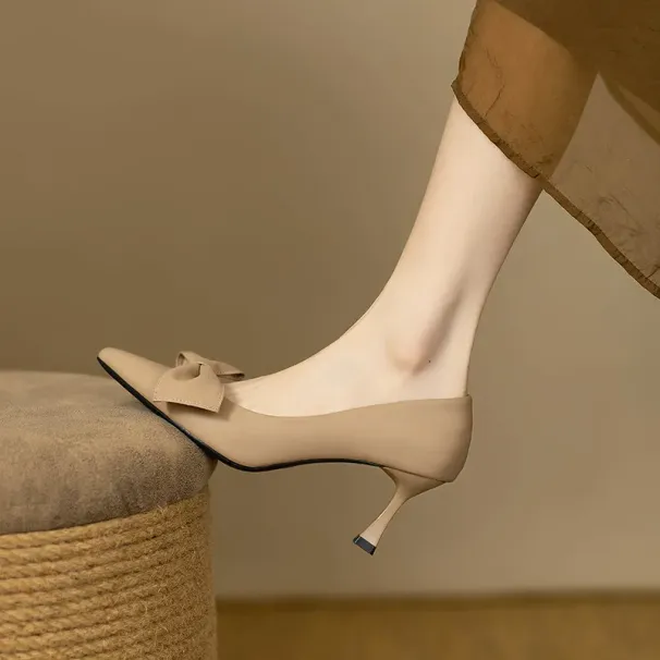 Women's Shoes Classic Design Gentle Fashionable Soft Comfortable Minimalist Vintage Style Versatile Triple Coffee Free_vogvips.com