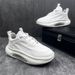 Men's Fashion Sneakers With Cushioned Insoles - Breathable Casual Shoes For Daily Wear & Light Sports (White/Black-Orange/Black-White)_vogvips.com