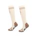 Professional muscle sports yoga socks women's summer thin long tube Pilates silicone non slip pressure slimming calf socks_vogvips.com