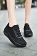 Summer New Hollow Breathable Fly Woven Rocking Shoes, Sports Shoes, Casual Shoes, Thick Soled Height Increasing Women's Shoes_vogvips.com