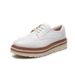 Platform Women Thick Sole 2025 New Spring Autumn British Style Brogue Versatile Genuine Leather Casual Shoes_vogvips.com