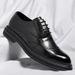 Euro Step Blok Leather 8cm Breathable Business Formal Height Increasing For Men 6cm Autumn Wedding Groom Men's Shoes_vogvips.com