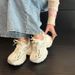 Platform Height Increasing Dad Sneakers 2025 New Spring Street Style Color Block Casual Sports Shoes For Women_vogvips.com