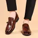 Men's Leather Shoes Fashion Business Casual Formal Dress Shoe Designer Loafers Moccasins Luxury Wedding Shoes For Men Big Size48_vogvips.com