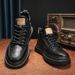 Men’s Shoes new British style all match retro Martin boots men's casual shoes men's trendy leather shoes_vogvips.com