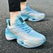Chunky Sneaker Plus Size 45 Men Designer Soft Sole Light Running Shoes Fashion Casual Mesh Height Increased Platform Sport Shoes_vogvips.com