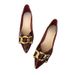Pointed Toe Flat For Women Summer New Fashion Elegant Shallow Ladies' Shoes Soft Leather Comfortable Vatile_vogvips.com
