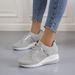 Women’s Shoes Summer New Thick Soled Wedge Heels Casual Sports Mesh Women's Shoes 43 Large Sizes_vogvips.com