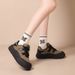 Small Group Thick Soled Board Versatile Women's Bread Sh, New Autumn And Winter German Training Casual Sports_vogvips.com