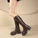 2026 Elatic Slim For Petite Women, Long Boot, Autumn Winter New Fahion Veratile V-Haped Caual Slimming Martin_vogvips.com