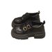 Platform Small Leather Shoes Women's Muffin Loafers Commuter Work Shoes_vogvips.com