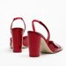 Retro Style Women's High Heels Color Block Square Toe Genuine Leather Chunky Heel Open Back Versatile Commuting Shoes_vogvips.com