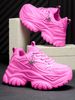 Women's 2026 New Sweet-Cool Y2K Barbie Pink Thick-Soled 7cm Height-Increasing Vulcanized Shoes, High Gothic Trendy Style_vogvips.com
