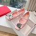 2026 Ballet Square Toe French Style One Strap Flat Granny Mary Jane Single Shoes Metal Decoration_vogvips.com