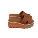 H Brand 2025 Summer New Model One-strap Wedge Platform Thick-soled Roman Style European And American Fashion Women's_vogvips.com