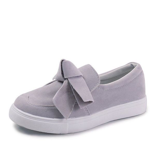 Women's Shoes Flat Loafers For Women Large Size Spring And Autumn Bowknot Shallow Mouth Single Shoes Thick Soled Casual Lazy Single Shoes_vogvips.com