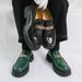 Euro Step Autumn New Thick-Soled Business Loafers For Men Korean Fashion Shiny Height-Increasing Slip-On Leather Shoes_vogvips.com