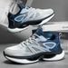 Low MOQ Customize Men Luminous Fashion Casual Sneakers Soft Sole Blank Mesh Breathable Sports Running Shoes For Man_vogvips.com