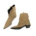 Chunky Heel Pointed Toe Booties Street Style Short Boots Women's Shoes Autumn Winter 2025 New Brown Western Slim Fit_vogvips.com