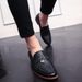 Euro Step Summer Brogue Tassel Men's British Style Business Casual Leather Mens Shoes_vogvips.com