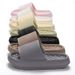 Women's Thick Platform Cloud EVA Soft Sole Pillow Slides Summer Beach Flip Flops Women Non Slip Bathroom Home Slippers_vogvips.com