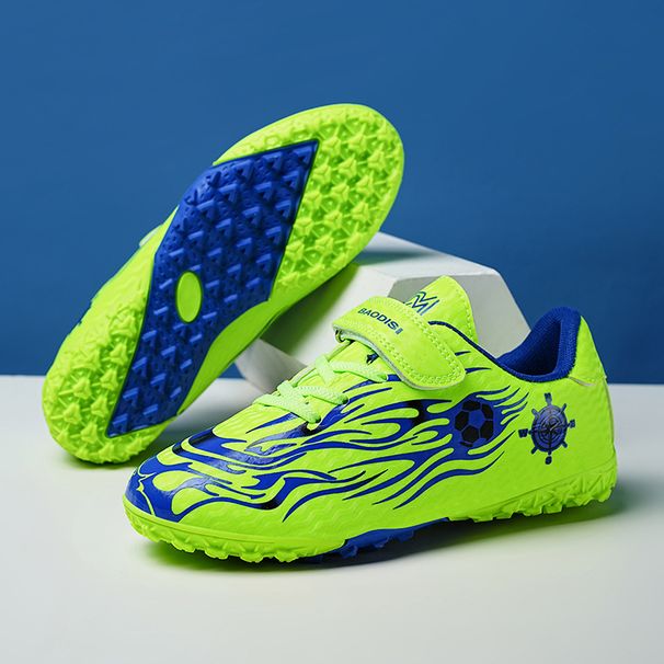 Velcro Children's Long Spike Soccer Shoes Outdoor Primary And Secondary School Students Shredded Spike Training Shoes Youth Sports Shoes_vogvips.com
