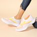 New Foreign Trade Fly-knit Slip-on Women's Hot-selling Cross-border, Lightweight, Soft-soled, Breathable Casual Sports_vogvips.com
