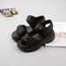 Sandals Women, Beach Shoes, Sloping Minimalist Velcro High Heels, And Roman Casual Shoes For Women_vogvips.com
