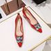 1235-K58 Korean Fashion Banquet Women's Shoes Thick Middle Heel Lacquered Leather Shallow Mouth Small Pointed Square_vogvips.com