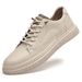 Men's Shoes Casual Leather Shoes Men's One-pedal Driving Shoes Tooling Breathable Sports And Leisure Board Shoes_vogvips.com