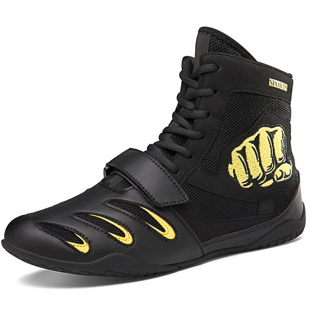 New Large Size Men's And Women's Comprehensive Training Shoes High Top Boxing Shoes Squat Training Shoes_vogvips.com