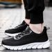 Summer New Mesh Sports Trendy Youth Student Running Large Breathable Men's Shoes_vogvips.com