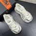 Men's Dad Shoes Chunky Retro Sneakers Street Style Breathable Distressed Thick Sole Height Increasing Casual Athletic Shoes_vogvips.com