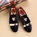 Lefu Shoes Gold Tiger Head Buckle Extra Large_vogvips.com