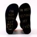 Cotton mid-tube socks sole letter non-slip glue socks leisure sports creative funny socks_vogvips.com