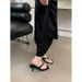 Summer New French Style High Clip Cat Heel Flip-Flops For Outdoor Wear With Skirts Women's Square Toe Stiletto Beach_vogvips.com