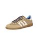 Meridian Color Blocked German Training Shoes, Soft Leather Sports Casual Shoes, Women's Lace Up Retro Flat Shoes, Women's Sneakers._vogvips.com