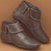 Casual Plus Size Leather Martin Boots, Women's Boots_vogvips.com