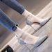 Hollow Crystal Pointed-toe Sandals With Covered Toe, European And American Style, Sequined One-strap Wedding Shoes,_vogvips.com