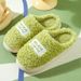 Cotton Women Winter, Anti Slip Indoor Floor, Thick Bottom, Warm And Home Plush Slippers For Men In Winter_vogvips.com