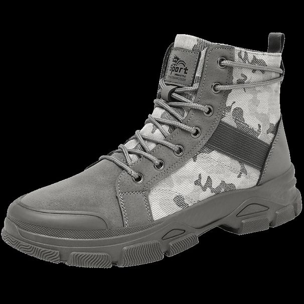 New Leather Spring Men's Shoes High-top Men's Heightening Tooling Martin Boots_vogvips.com