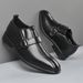 Regal Footwear 2025 Autumn New Men's Business British Style Pointed Toe Slip-On Korean Version Formal Leather Shoes_vogvips.com