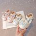 New Style Princess Shoes Children's Baby Leather Shoes Shiny Crystal Princess Shoes Comfortable Soft Soled Rhinestone Shoes_vogvips.com