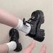 MTX Versatile Chunky Heel Thick Sole Petite Mary Jane Leather Shoes British Style Loafers For Women 2025 Autumn New_vogvips.com