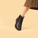 2025 New Short For Women, Snow Soft Sole, Flat Cotton Middle-aged Mom Leather Boo, Fleece-lined, Warm, Fashionable_vogvips.com