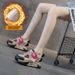Dad Black And With Internal Height Increase, Thick-soled Women's 2026 Autumn New Casual Fashion Versatile White Sneakers_vogvips.com