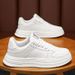 Spring New Breathable Men's Korean Versatile Thick Sole Small White Sports And Casual Flat Trendy Shoes_vogvips.com